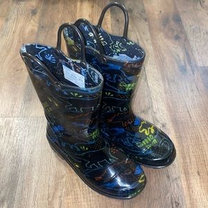 Member’s Mark Black Dino Rain Boots Size 11/12
